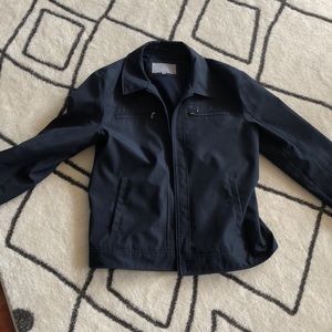 Blue dress water proof coat